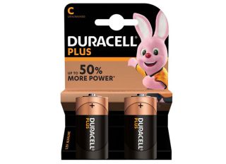 Duracell Plus C MN1400 batteries (2pk)