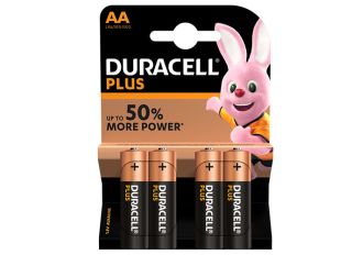 Duracell Plus AA CD4 MN1500 Batteries (4PK)