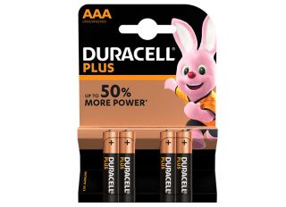 Duracell Plus AAA MN2400 Batteries (4PK)