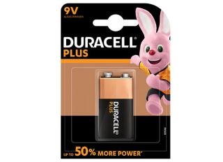 Duracell Plus 9V MN1604 Batteries (2PK)