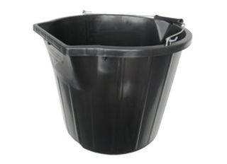 Black Plastic Builders Bucket 3 Gallon