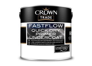 Crown Trade Fastflow Quick Dry Primer Undercoat White 2.5L