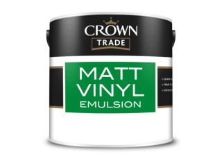 Crown Trade Matt Emulsion Brilliant White 2.5L