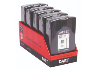 Dart 25 Piece HSS Tin Coated Twist Drill Set