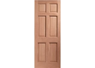 External Hardwood Dowelled Colonial 6 Panel Door 1981x762x44mm