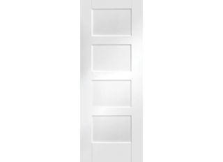 Internal White Primed Shaker 4 Panel Door 1981x533x35mm