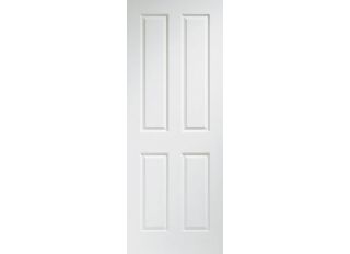 Pre-Finished Internal White Moulded Victorian 4 Panel Door 2040x726x40mm