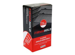TIMCO FirmaHold Collated Brad Nails & Fuel Cells - Angled - Galvanised 16g x 38mm Box 2000
