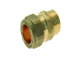 Brass Compression Male Iron Adapter 15mm x 3/4