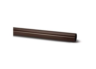 RR123BR Polypipe Round Downpipe 68mmx4m Brown