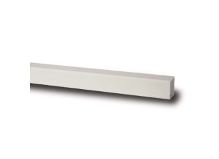 RS223W Polypipe Square Downpipe 65mm x 4m White