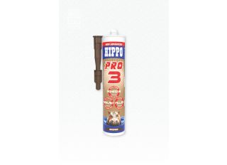 Hippo Pro 3 Adhesive Sealant Brown 310ml Tube