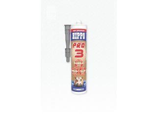 Hippo Pro 3 Adhesive Sealant Grey 310ml Tube