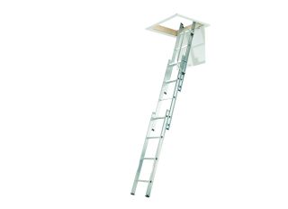 3 Section Loft Ladder with Handrail