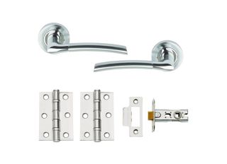 PBX2000-PRV Dale plus privacy door pack polished chrome and stainless steel hinges