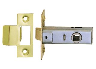 Dale Electro Brass Plated Tubular Mortice Latch 63mm