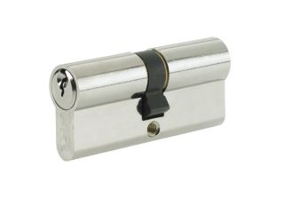 Yale Nickel Plated 6 Pin Euro Double Cylinder 70mm
