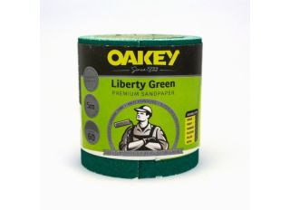 Oakey 115mmx5m Liberty Green Sanding Roll P80
