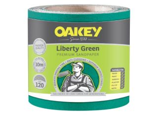 Oakey 115mmx10m Liberty Green Sanding Roll P60