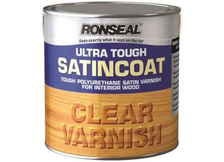 Ronseal Ultra Tough Varnish in Satin 2.5L
