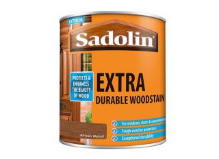 Sadolin Extra Woodstain 1L African Walnut
