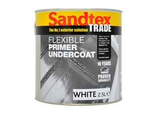 Sandtex Flexible Primer Undercoat White 2.5 Litre
