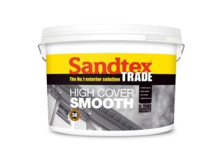 Sandtex Trade High Cover Smooth Cornish Cream Paint 5L