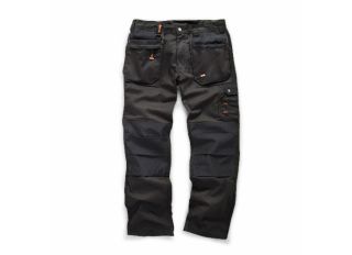 Scruffs Black Worker Plus Trousers36S