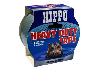 Hippo Heavy-Duty Tape Silver 50mm x 50m