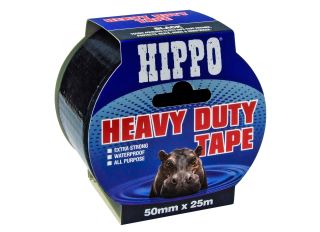 Hippo Heavy-Duty Tape Black 50mm x 25m