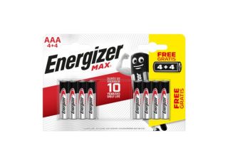 Energizer Batteries 4+4 Pack AAA