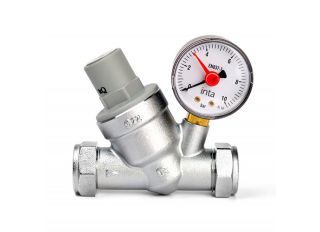 INTA 22mm Pressure Reducing valve With Gauge PRV22331510.1