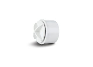 WS29W POLYPIPE SOLVENT WELD WASTE SCREWED ACCESS PLUG 32mm WHITE