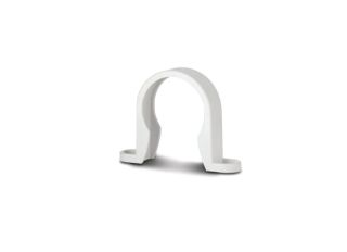 WS34W Polypipe Solvent Weld Waste Pipe Clip 40mm White